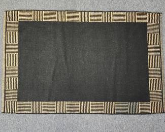 Black And White Rug