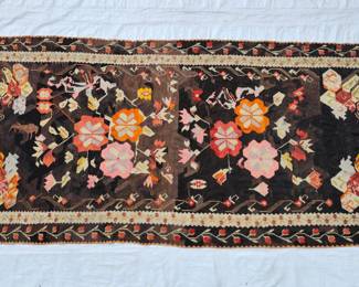Hand Woven Flat Weave Runner Rug