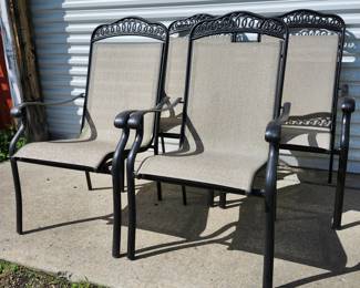Four Outdoor Chairs