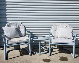 Woodard Chairs and Table