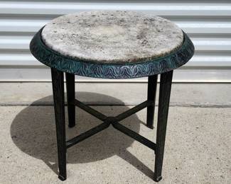 Stone Top Garden Table