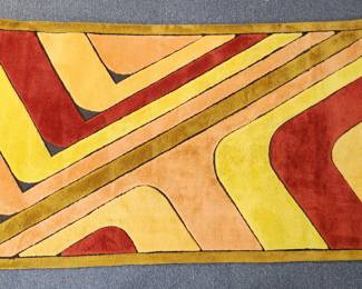 Sculpted Post Modern Rug