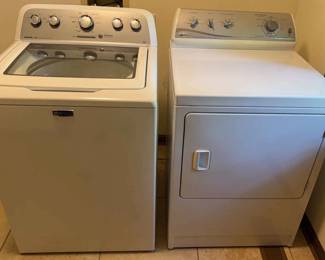 Maytag Commercial Technology Washer and Maytag Heavy Duty Gas Dryer