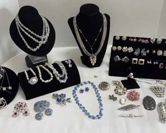 Silver Tone Costume Jewelry