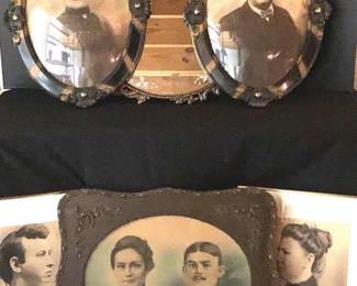 Antique Framed Photos Mirror