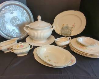 Assorted Serving Dishes And Partial China Set