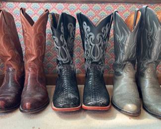 Vintage Cowboy Boots Tony Lama, Ferrini, J Chrisholm