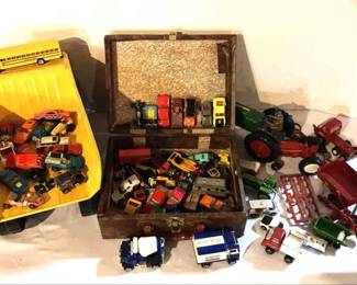 Vintage Matchbox Cars, Trucks, And More