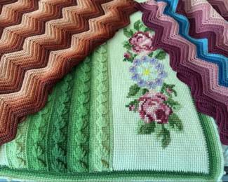 Crochet Coverlet and Throws