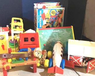Vintage Playschool Toys FisherPrice , Misc .