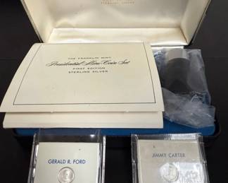 Sterling Silver Presidential MiniCoin Set, Washington thru Carter
