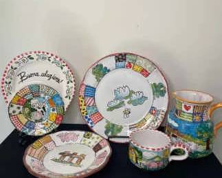 Farm themed Ceramic dishes