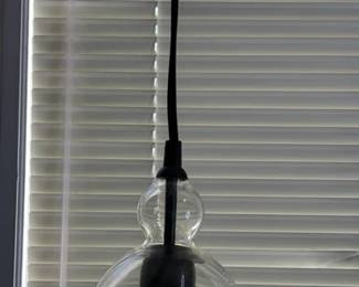 Clear Glass Bell Pendant Light