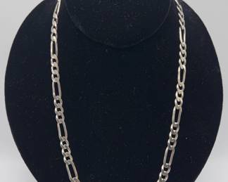 007 Incredible 20 6mm Sterling Silver 925 Figaro Link Chain