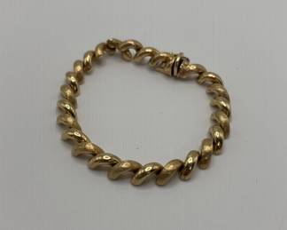 17.94g Solid Yellow Gold 7.5 Bracelet