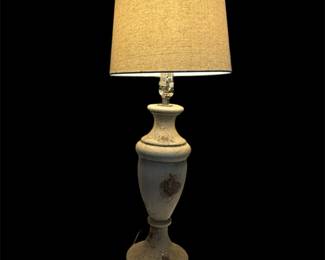 Distressed Urn Shape Lamp
