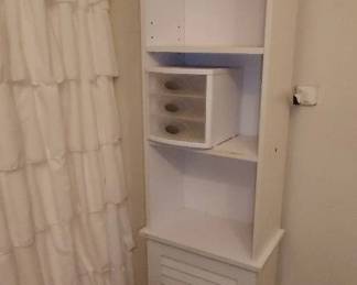 White Bathroom Storage Cabinet