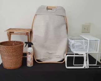 Bathroom Hamper And Bathroom Organization