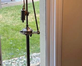 Tall Beautiful Pulley Lamp