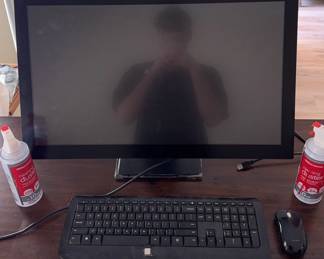 ViewSonic Desktop Monitor with Microsoft Keyboard