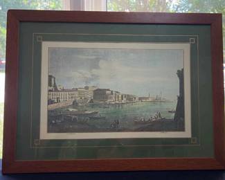 Beautiful Print Of S. Lucia, NaplesItaly