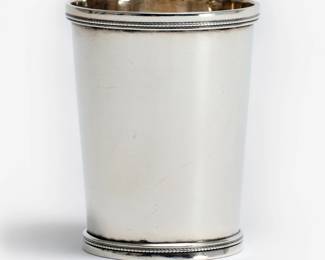 Lot 33: Kentucky Silver Julep Cup, John Kitts (19th c., Louisville)