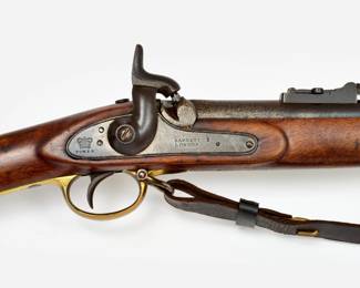 Lot 73: Barnett 1853 Enfield Rifle Musket with Bayonet