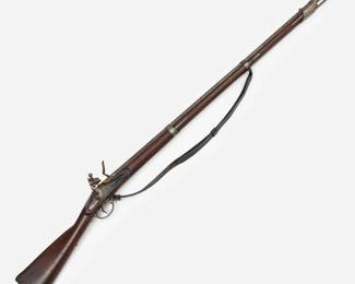 Lot 74: Eli Whitney 1816/ 1822 Flintlock Musket (1835)