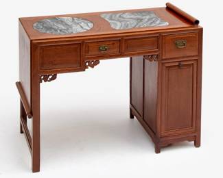 Lot 163: Chinese Scroll Table, ca. Early 20th c.