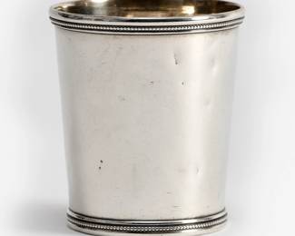 Lot 32: Kentucky Silver Julep Cup, George McDannold (ca. 1840s)