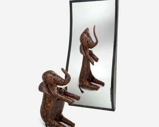 Lot 175: Vintage Carnival Funhouse Mirror