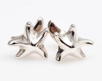 Lot 213: Tiffany & Co. Elsa Peretti Starfish Cufflinks