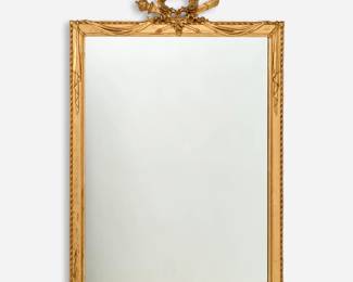 Lot 219: Louis XVI Style Wall Mirror