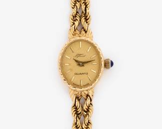 Lot 145:  Jacques Prevard 14k Ladies Wristwatch