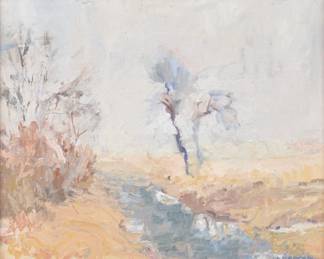 Lot 207: Eric Jacobsen Untitled Oil Landscape