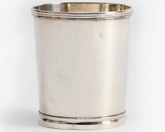 Lot 31: Kentucky Silver Julep Cup, Thomas Jefferson Shepard (19th c., Georgetown)