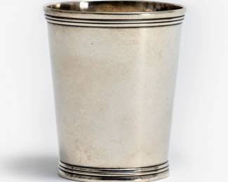 Lot 42: Kentucky-Retailed Silver Julep Cup, Peter Krider (ca. 1850s, Philadelphia)