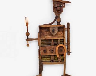 Lot 176: Rhett Johnson "Washboard Man" Assemblage (1997)