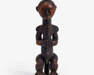 Lot 223: Fang (Gabon) Wooden Reliquary Guardian