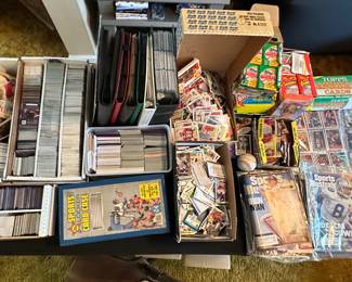 Highest and best offer on the full lot of sports cards due no later than 4:00 PM on Saturday, June 15th.