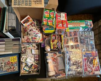 Highest and best offer on the full lot of sports cards due no later than 4:00 PM on Saturday, June 15th.