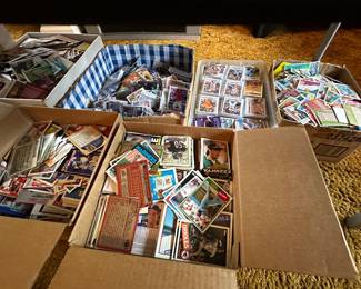 Highest and best offer on the full lot of sports cards due no later than 4:00 PM on Saturday, June 15th.