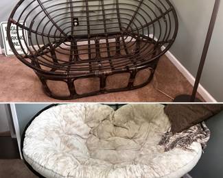 Pier one, double chair … cushion not included