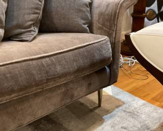 Modern gray couch 29” x 102” x 30 $1200 + tax