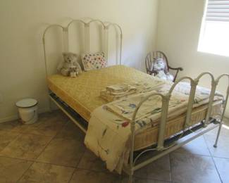 Full-Size Antique Metal Bed