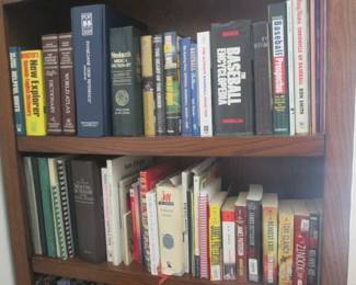 Assorted Books; Dictionary, Cooking, Paperbacks, Sports