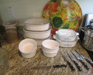 Vintage Corning Ware, Covered Casseroles & Ramekins