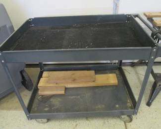 Rolling Metal Work Cart