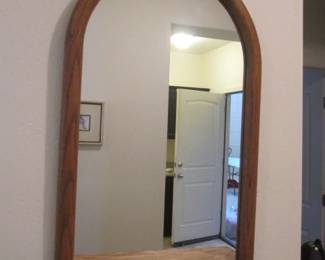 Wall-Mount Mirror with Shelf