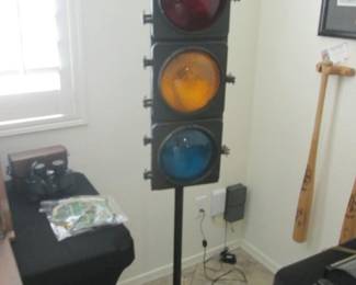 Vintage Traffic Light Collectible, 60" High